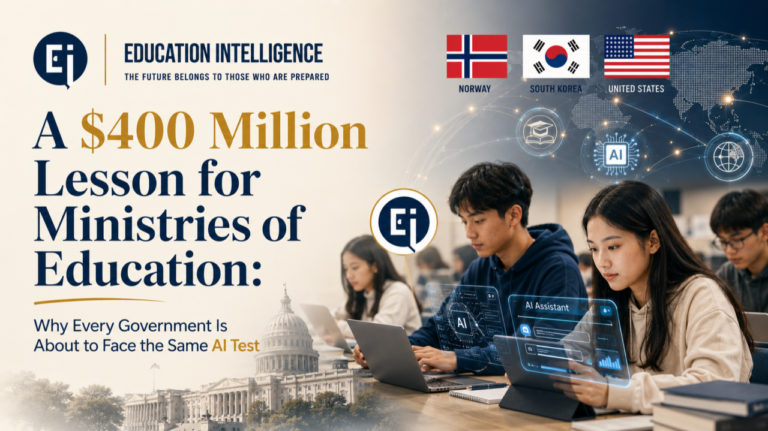 A $400 Million Lesson for Ministries of Education. Why Every Government Is About to Face the Same AI Test