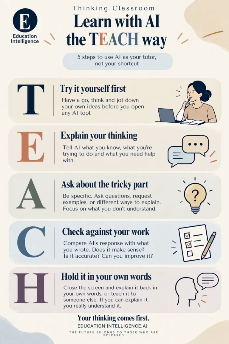 TEACH poster, Higher Education